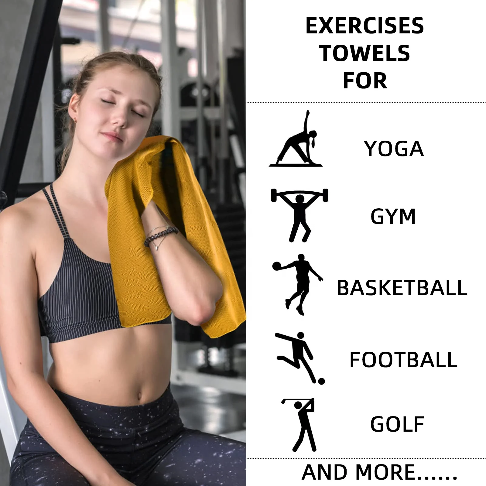 Customized Utility Quick Drying Super Absorbent Lightweight Breathable Soft Comfortable Microfiber Sports Towel Wholesale