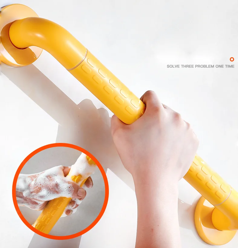 Bathroom Handicap Grab Bars Elderly Wall Mount Bathro Safety Handle Bath Grab Anti Slip Grip Heavy Duty