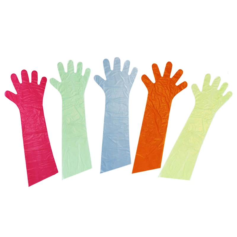 Cheap Price Veterinary Gloves Long Glove Arm Length Plastic PE Veterinary Gloves