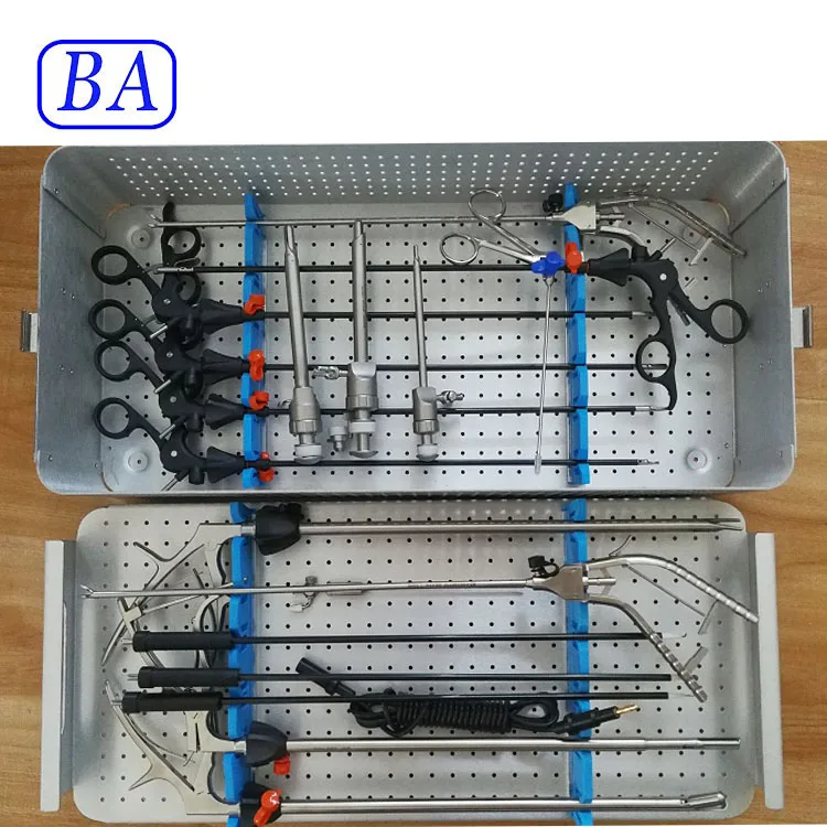Medical sterilising dissecting instrument box