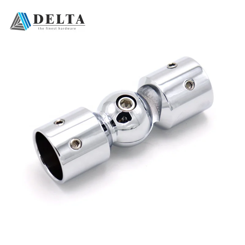 Supply stainless steel 180 degree glass tube connector flange