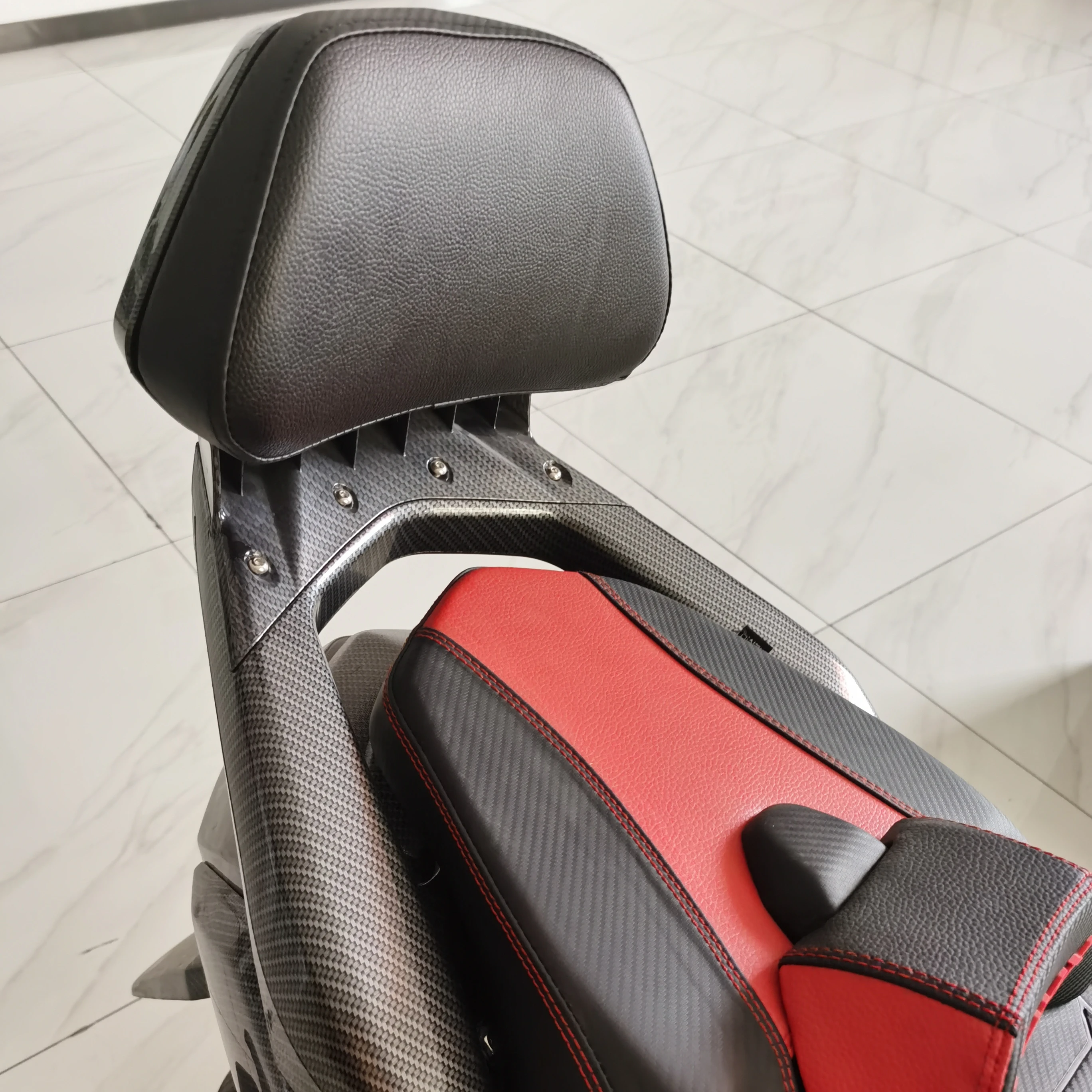 Заднее сиденье JPA NMAX 155 2018 для YAMAHA, подставка для заднего сиденья, из пластика и кожи