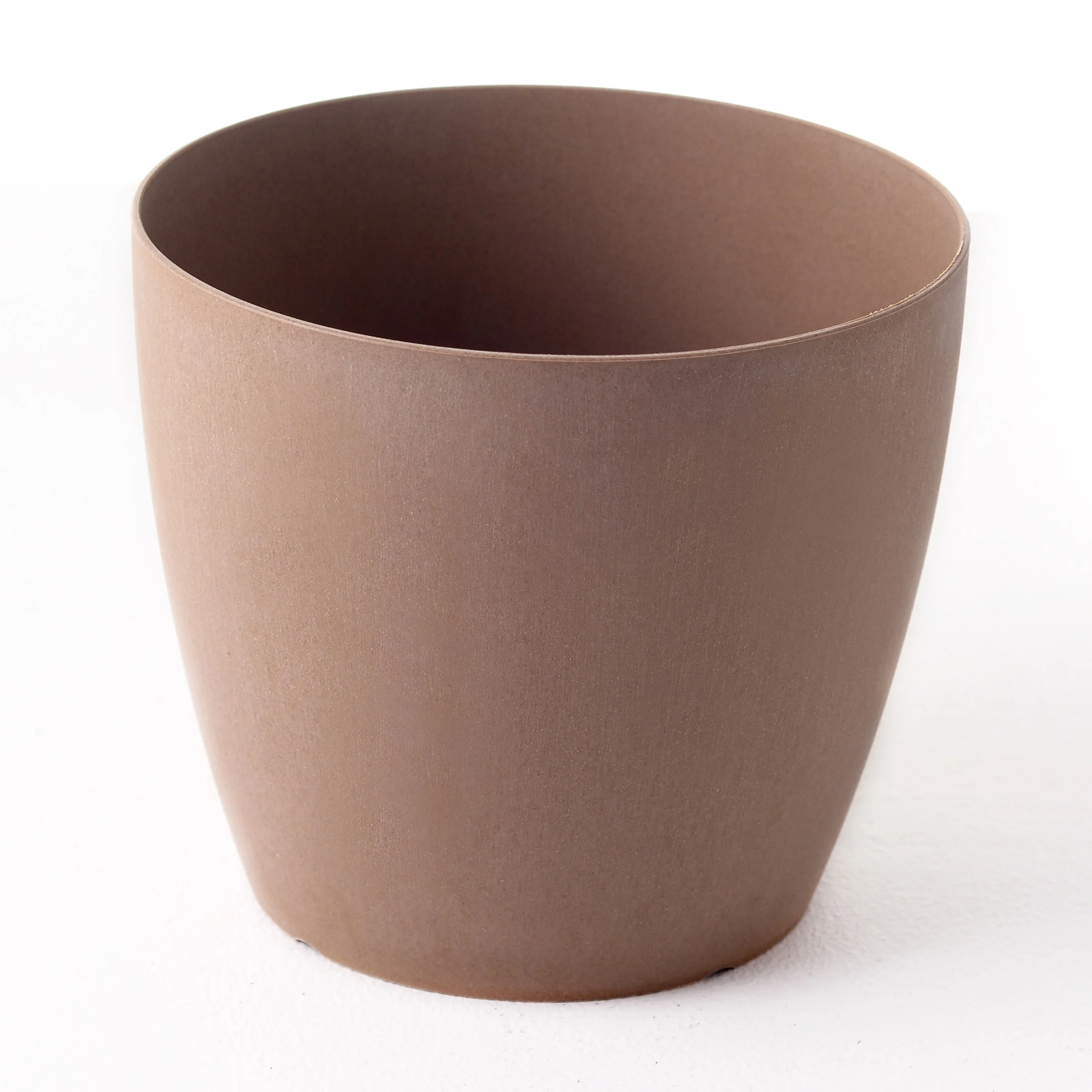 Durable Plastic Straw Biodegradable WPC Flower Pot for Outdoor XF-J002
