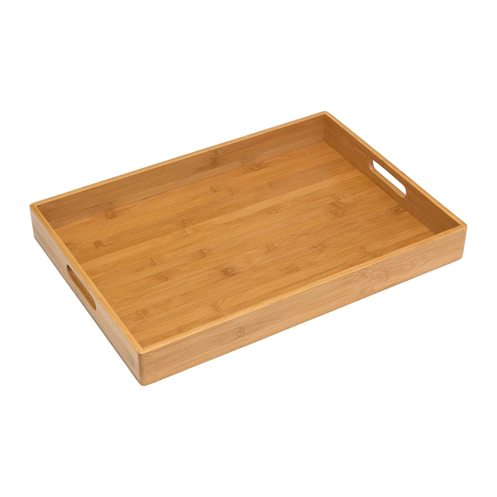 Custom luxury hot selling low price food manufacturer low price bamboo serving tray set