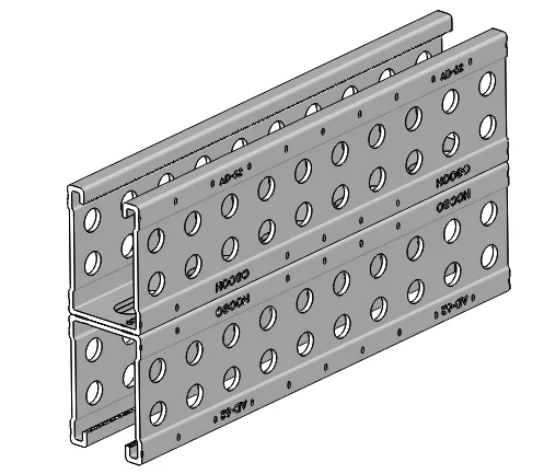 Hot-dip Galvanized 41 U / C Double sided steel channel