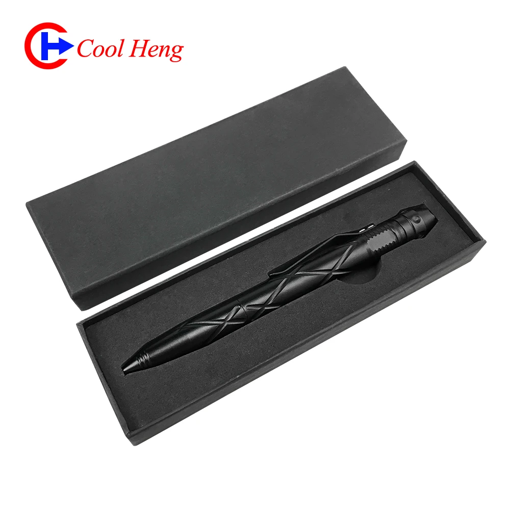 
Wholesale Can Customized LOGO multifunctional Self defense tactical Defense Pen with LED light 