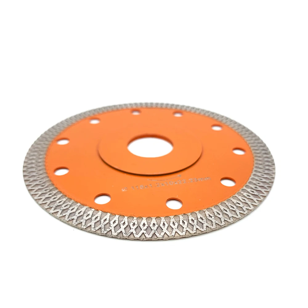 Super thin Turbo Dry Cutter porcelain ceramic granite quartz nanoglass tile Diamond Saw Blade Mesh X Fish