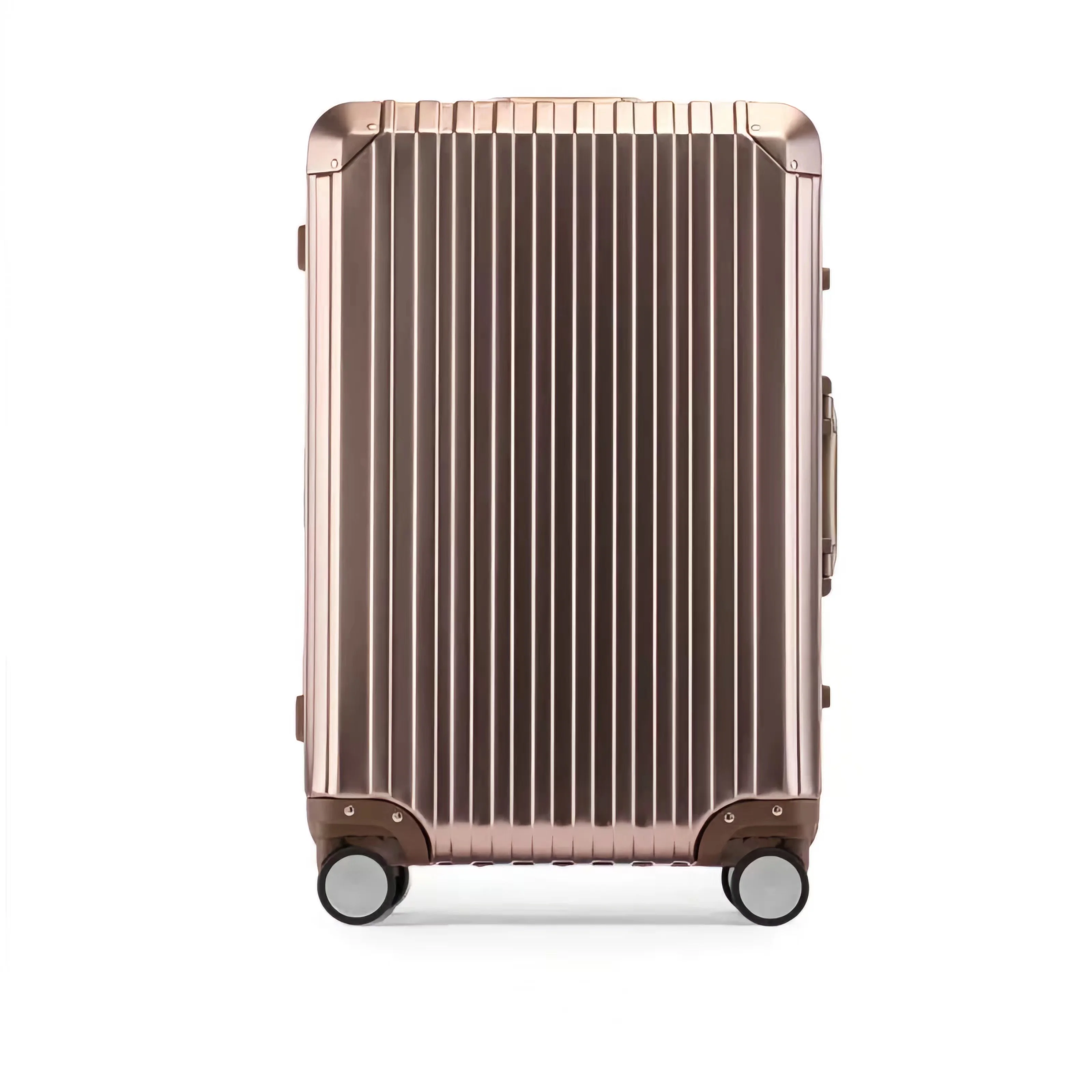 Luxury Customize Best quality aluminum alloy Password boarding luggage fashion Large capacity portable travel suitcase
