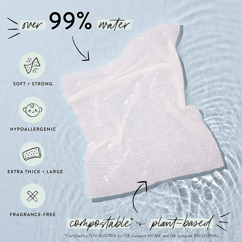 Disposable unscented non woven Baby Wet Wipes