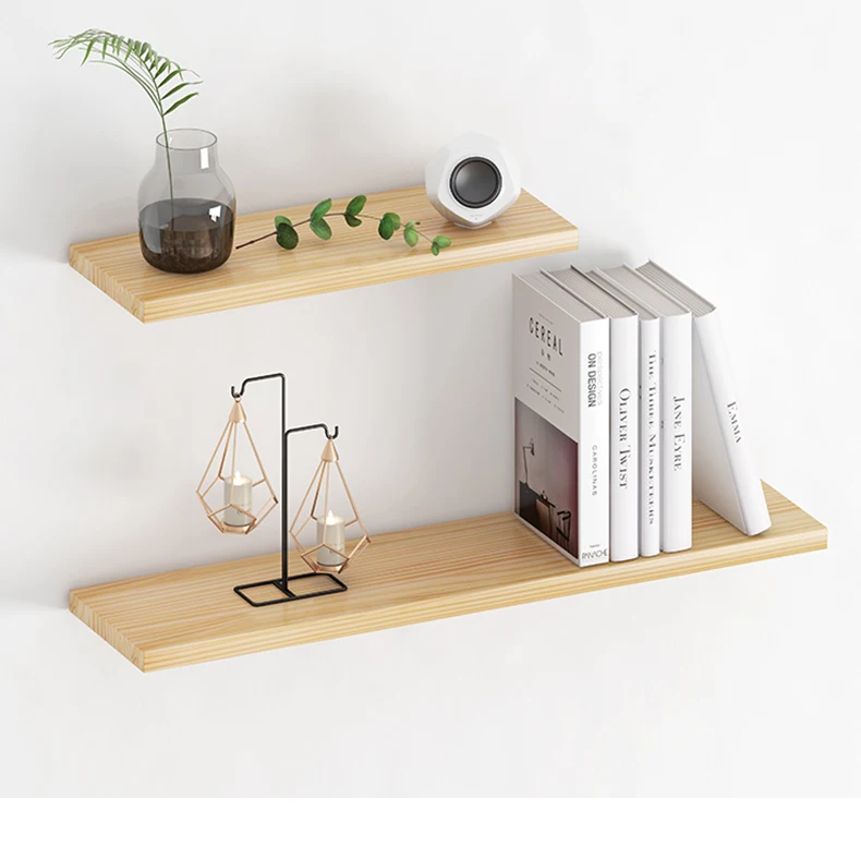 Лидер продаж, красивая утолщенная подвесная полка из массива дерева