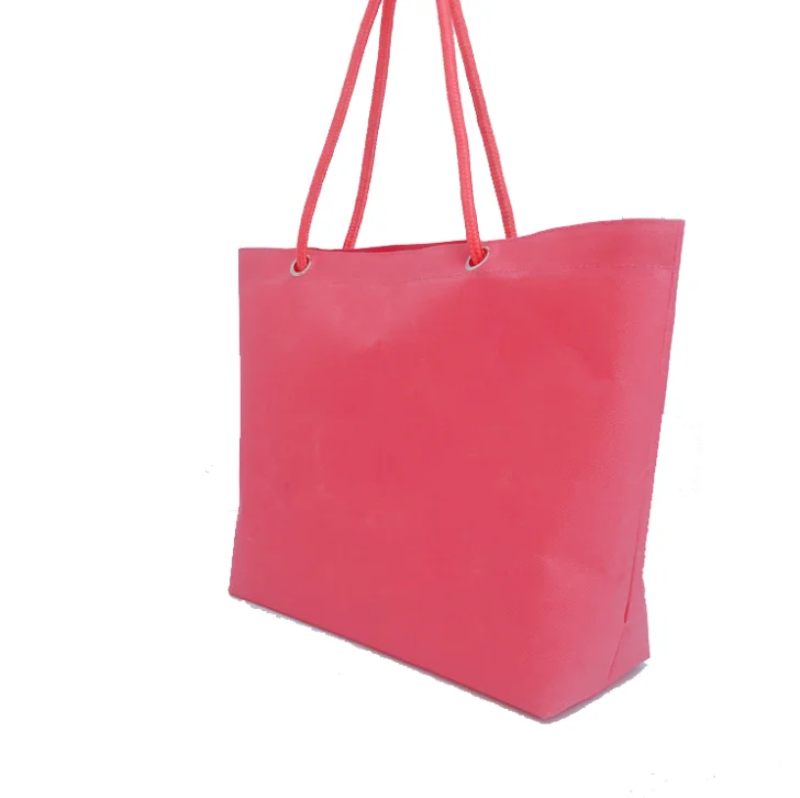 Cotton Handle Custom Cheap 600 Denier Polyester Tote Bag With Zipper