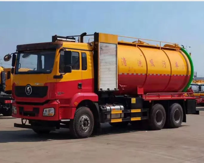 high-pressure sewer suction vehicle