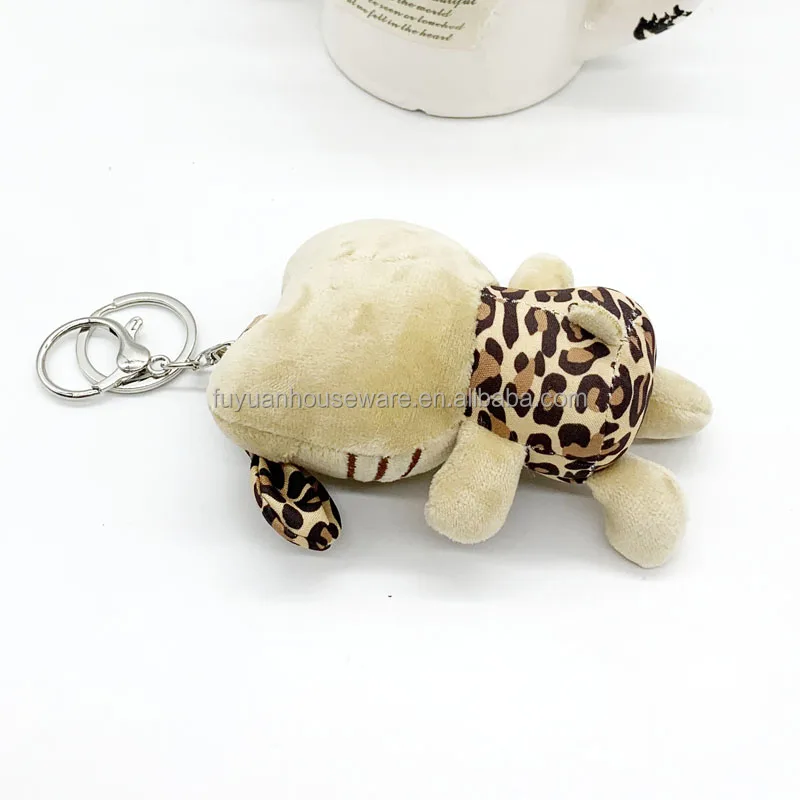 4.5' Newest Fashion Plush toys Hello Kitty Stuffed Charm Holder Cartoon KT Cat Leopard Pattern HOT Selling Accessories