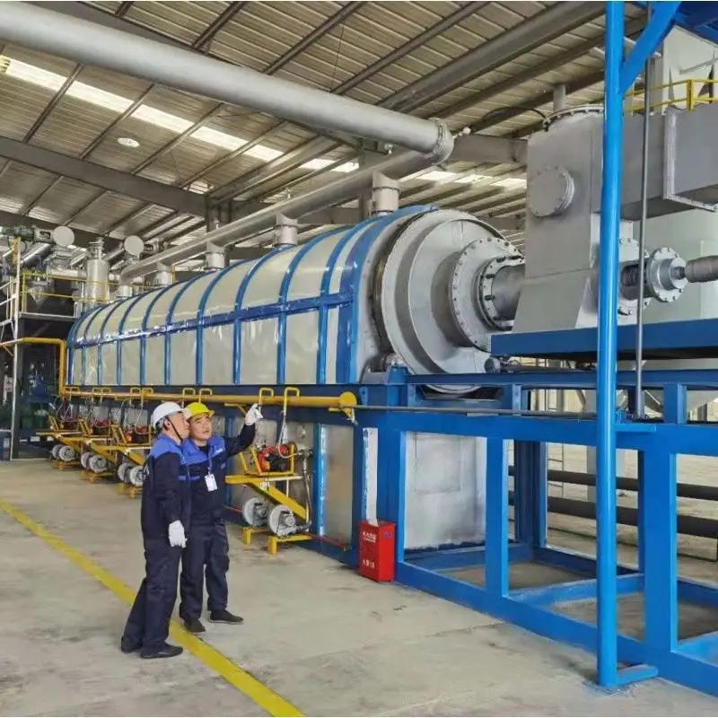 In Municipal Solid Plant Pyrolysis Waste Tyre Recycling Machine