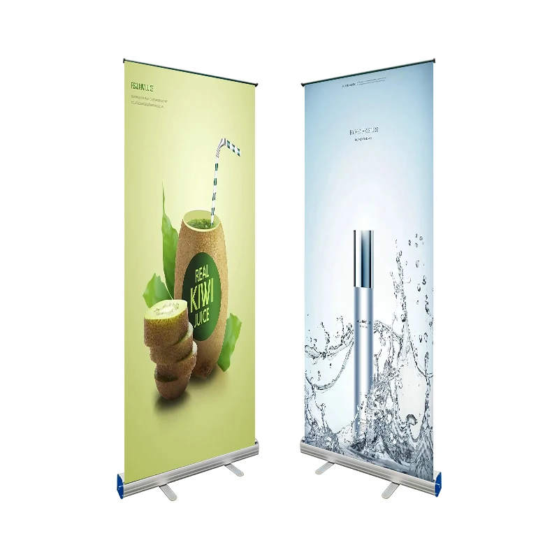 Best Selling Classic Aluminum  Retractable Roll-Up Marketing Banner Kakemono Advertising Background Banner Stand