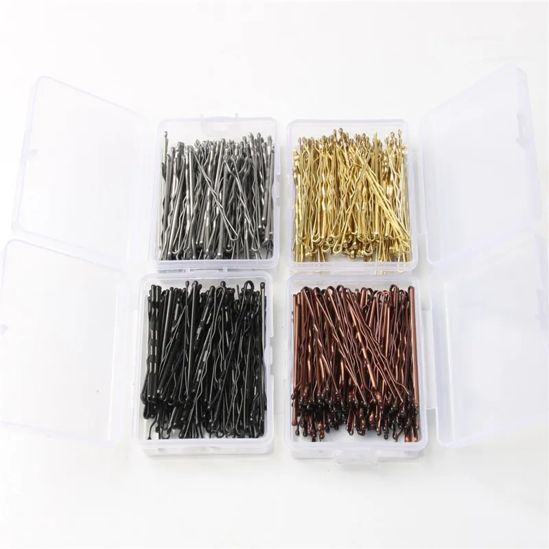 Goody Slideproof Womens Bobby Pin 50 Count 100 Count Hair Clips Bobby Pins Bulk with Storage Case Pain-Free Hair Pins for Buns
