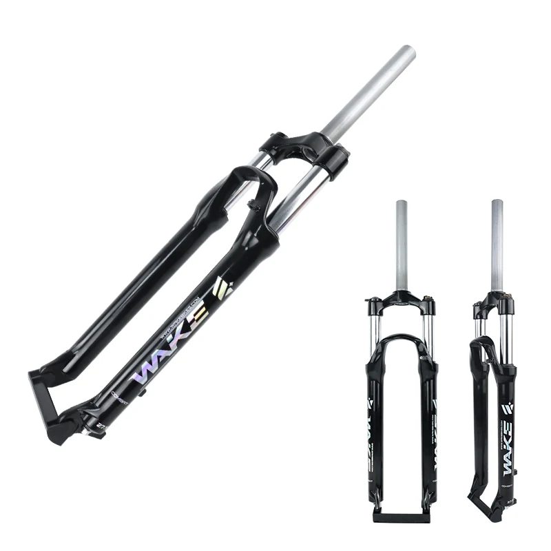 Bike Downhill Pneumatic MTB Front Fork Bicycle 26/27.5/29 Inch Aluminum Alloy Shock Absorber Front Fork WAKE Cycle Fork