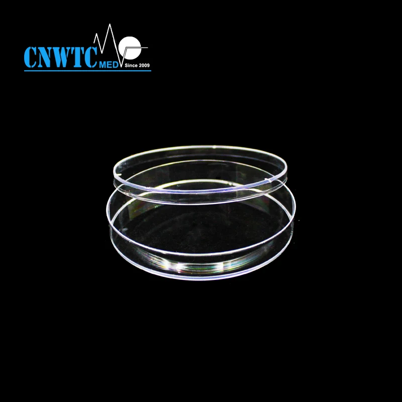 Top Seller Sterile Transparent Plastic Polystyrene 1room D90*15mm Petri Dish