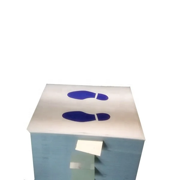 White Coating Paper Foot Mats Disposable Paper Car Mats