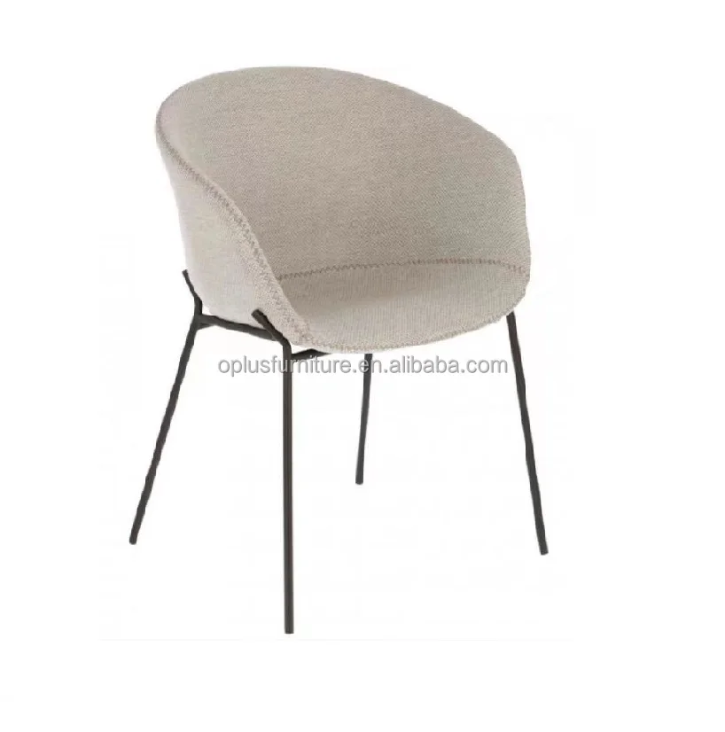 Modern Wholesale Scandinavian Nordic New Design Interior Hospitality Project Four Black metal Velvet Seat upholstered Bar Chair