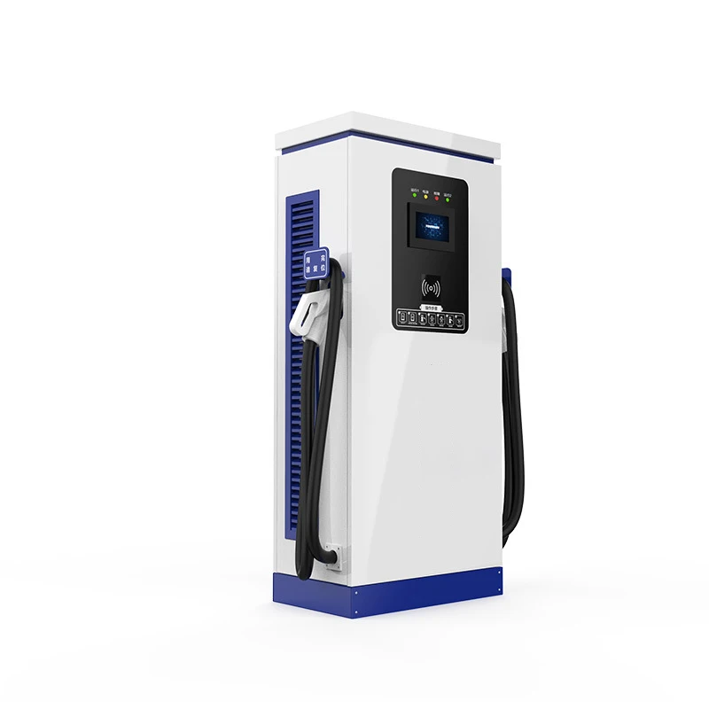  Вертикальный сенсорный экран 30KW-80KW с двойным пистолетом для зарядки быстрая зарядка постоянного тока новых энергетических