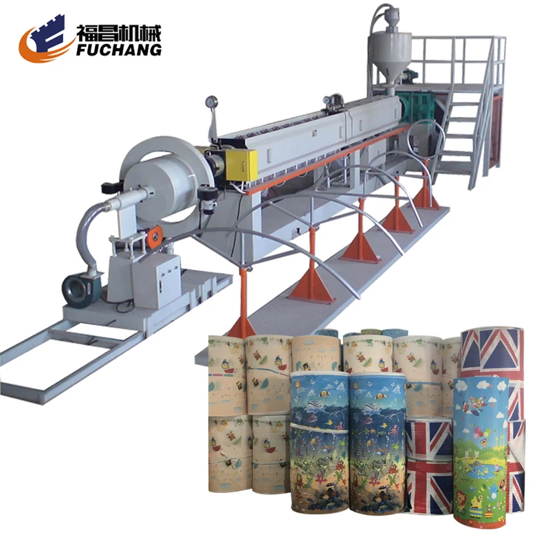 Namaz sitting room foam mat production line EPE foam Ramadan mat making machine Floor foam mat for Pray