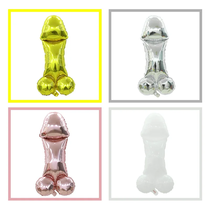 Big Willy Foil Balloon Bachelorette Party Inflatable Penis Boobs Ballons Bride To Be Globos Hen Night Adult Party Supplies