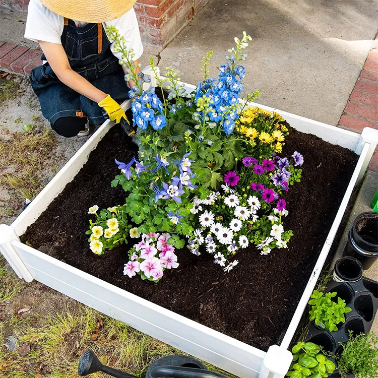 Garden pots & planters Plastic Planter Flower Box PVC Hollow panels Plastic sheets for Backyard