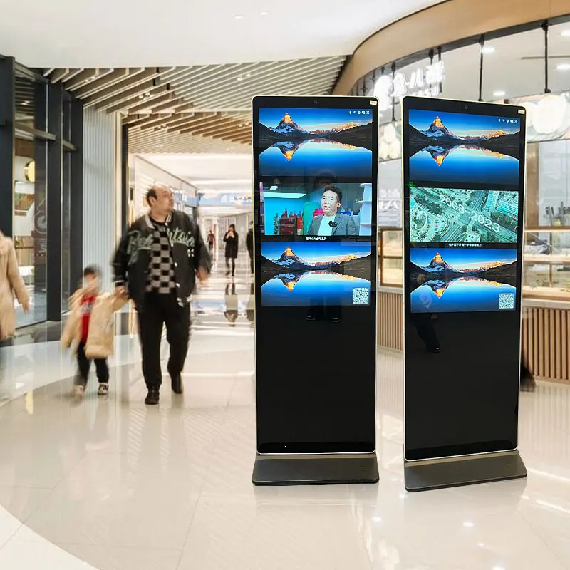 New Intelligent Promoting Solution Release Android Remote Control LCD Monitor With AI System Offline Display