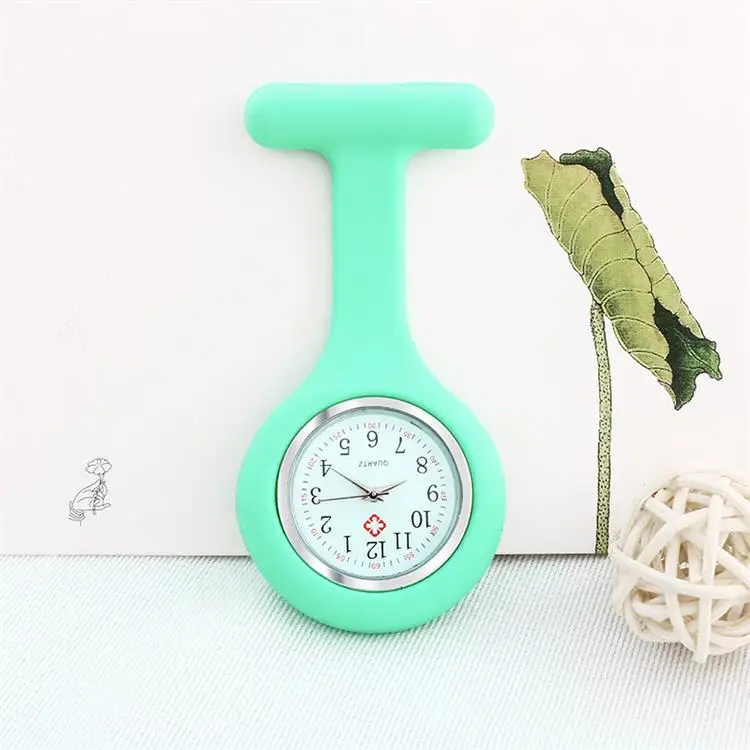  Multi Color Quartz Watch Women Breast Pockets Nurses Fob Brooch