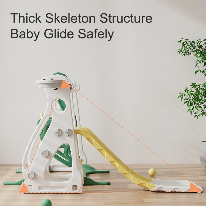 Custom Indoor Playground Sets Kids Slide Swing Equipment Children Baby Sliding Toys Toddler Plastic Amusement Park