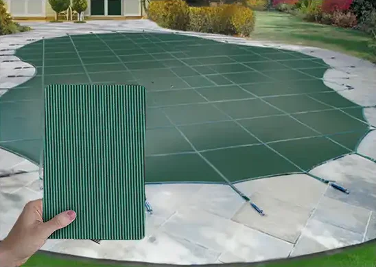 Mesh High Strength Solid Pool Cover for Swimming Pool Winter Safety Cover