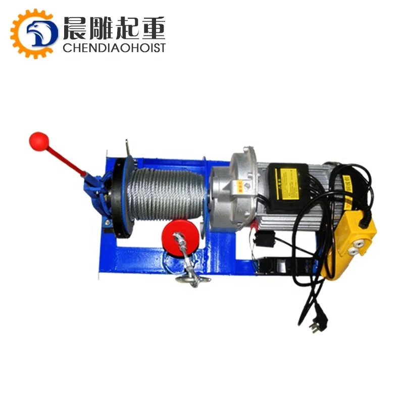 300KG-500KG Used 220V Indoor Electric Clutch Small Lifting Crane