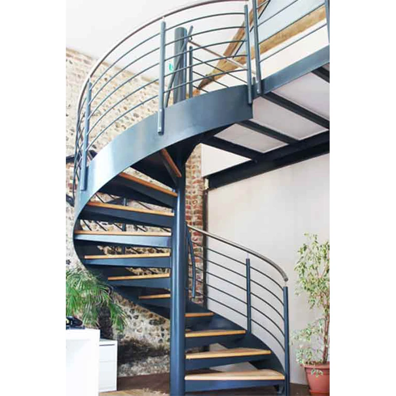 Blh-5  Top Quality Cast Iron Spiral Staircase  Wrought Iron Spiral Staircase For House And Villa