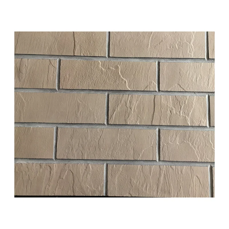 Antifire 3D Flexible stone Brick for exterior wall cladding material thin soft bendable  MCM flexible Soft Stone Facing Tile