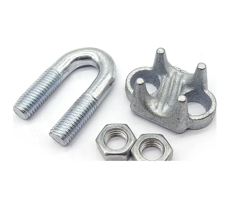 China DIN741 Galvanised Wire Rope Grips for Sale