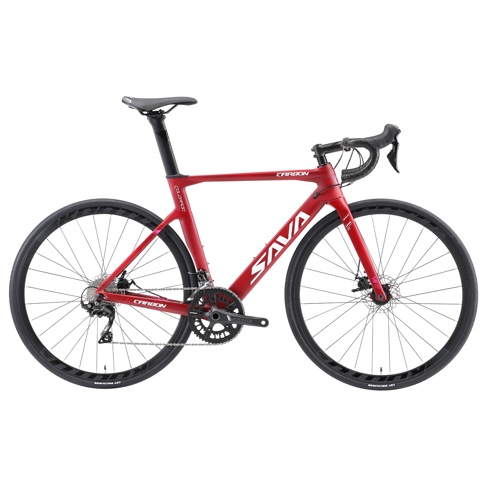SAVA R08 Disc Brake Road Bike 700c Racing Carbon Bike with SHIMANO 18S Speed Road Bike moutain bicycle