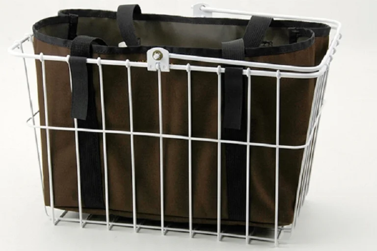 Factory Direct Sale Durable Metal Wire Bike Cargo Basket Front For Dog