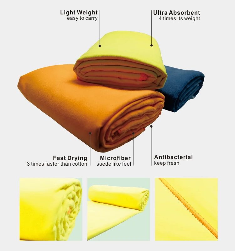 Custom Wholesale Digital Sublimated Printed Logo Striped Sand Free Quick Dry Swimming Pool Microfibre Beach Towel