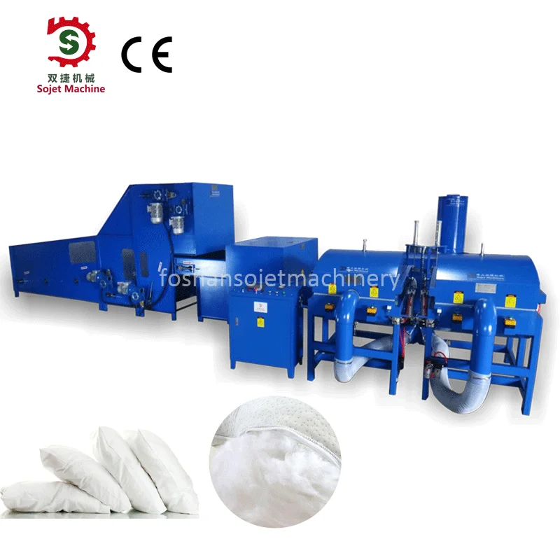 Automatic fiber opening cotton ball fiber machine polyester fiber  pillows production machine pillow making machine