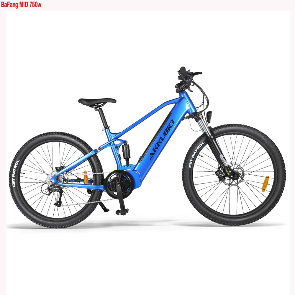 Akkubici emtb bafang motor bicicletta elettrica full suspension electric bycicles e-bike ebike e bike electric mountain bike