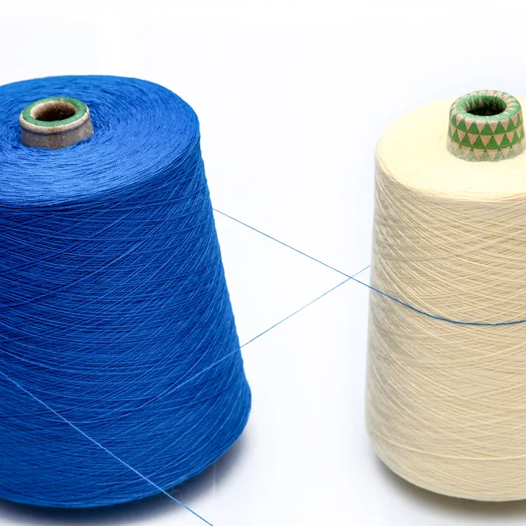 Cotton-Polyester Melange blended Style Dyed TC 65/35 Yarn Knitting scarves gloves knit scarf used Blended 32s/21s socks Combed