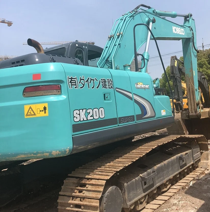 Хорошее состояние Подержанный SK200-8 гусеничный экскаватор Kobelco недорогой в наличии