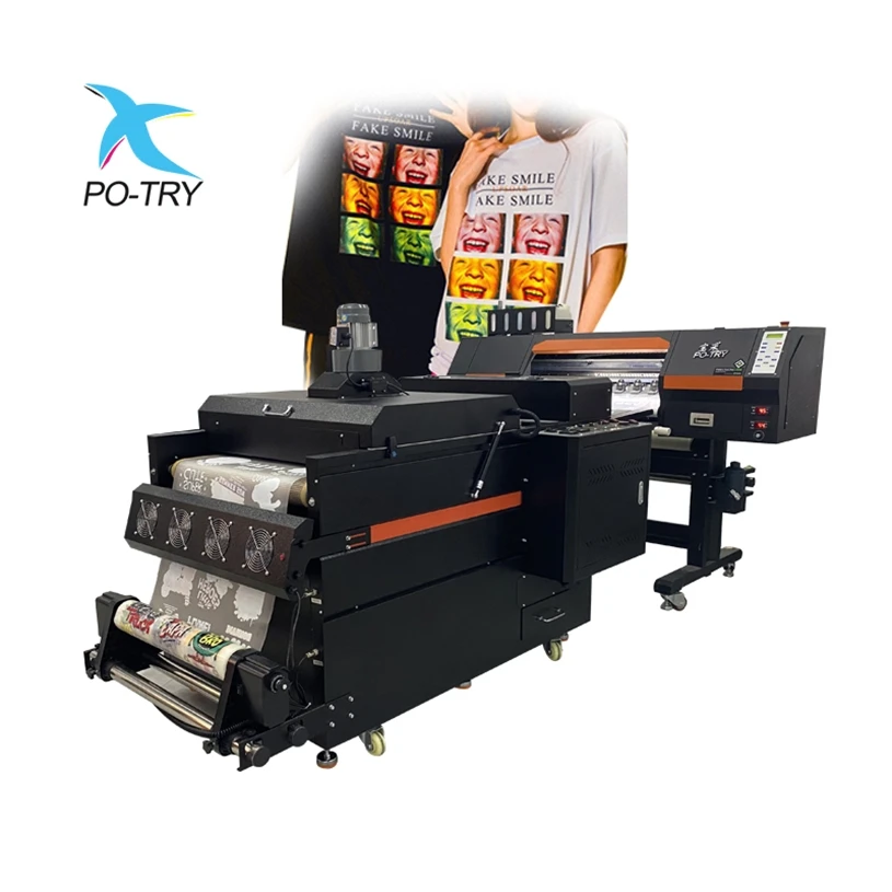 POTRY автоматический CMYK A2 A3 A4 прямая пленка DTF принтер ПЭТ