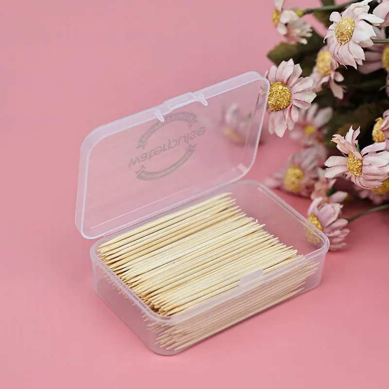 Waterpulse Toothpicks bamboo Disposable Smooth without Burs