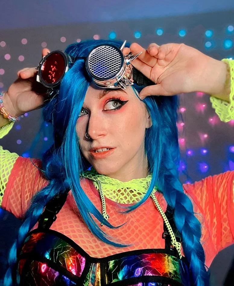 Pink Steampunk Glasses Party Eyewear Sunglasses Festival Holographic Retro Punk Kaleidoscope glasses