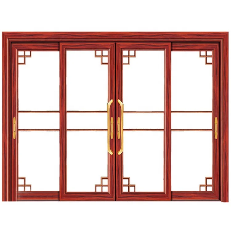 Modern interior decorative bedroom aluminium sliding door and window