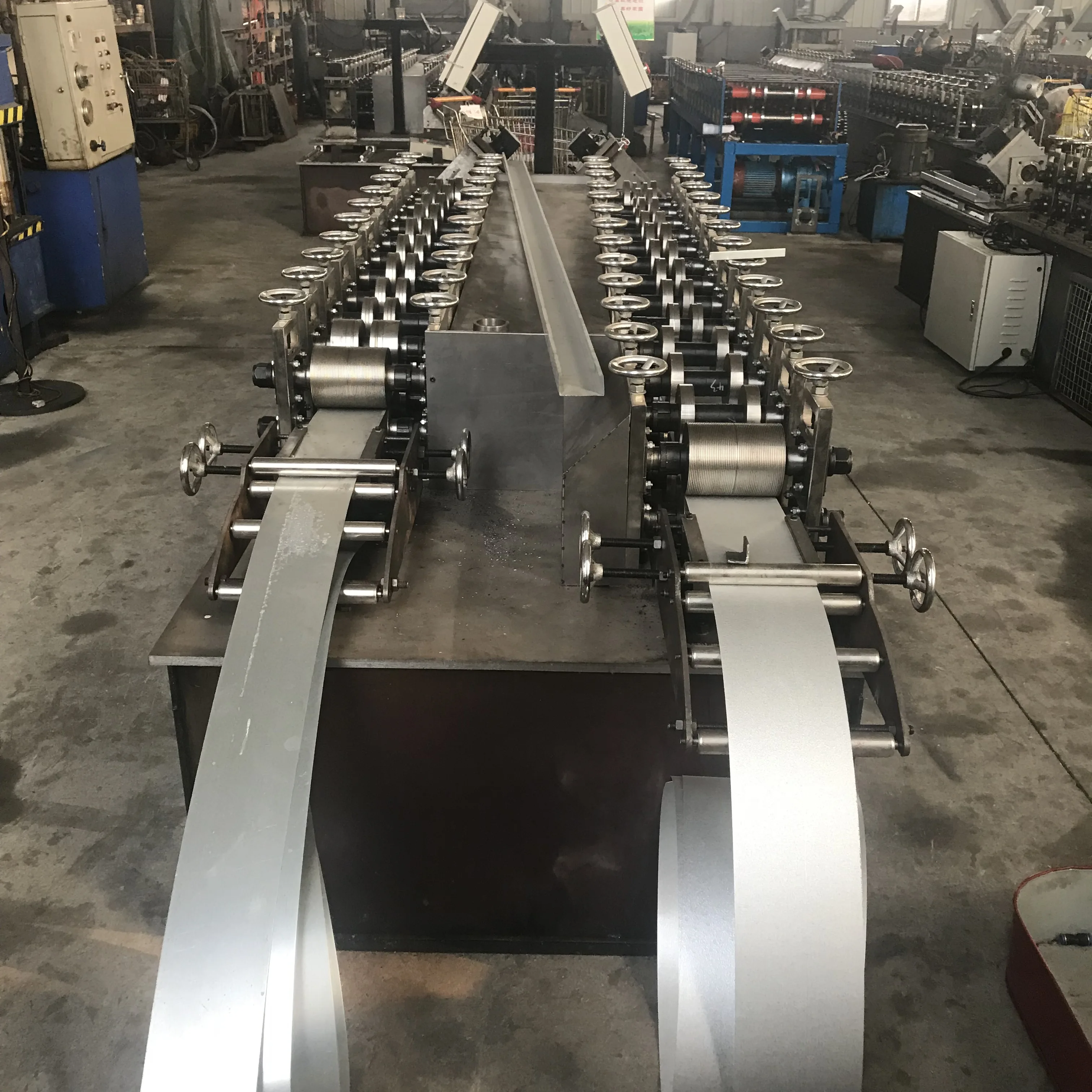 Hot Selling Double Line C U Light Steel Framing Metal Stud and Track Roll Forming Machine Price