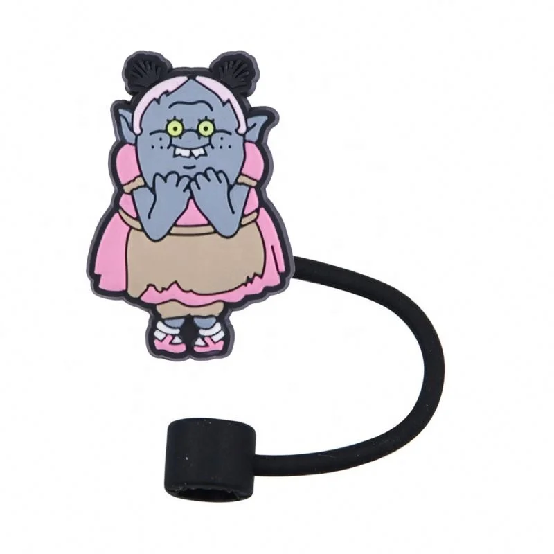 New arrival Straw Toppers 10mml Cup cartoon Series straw cover