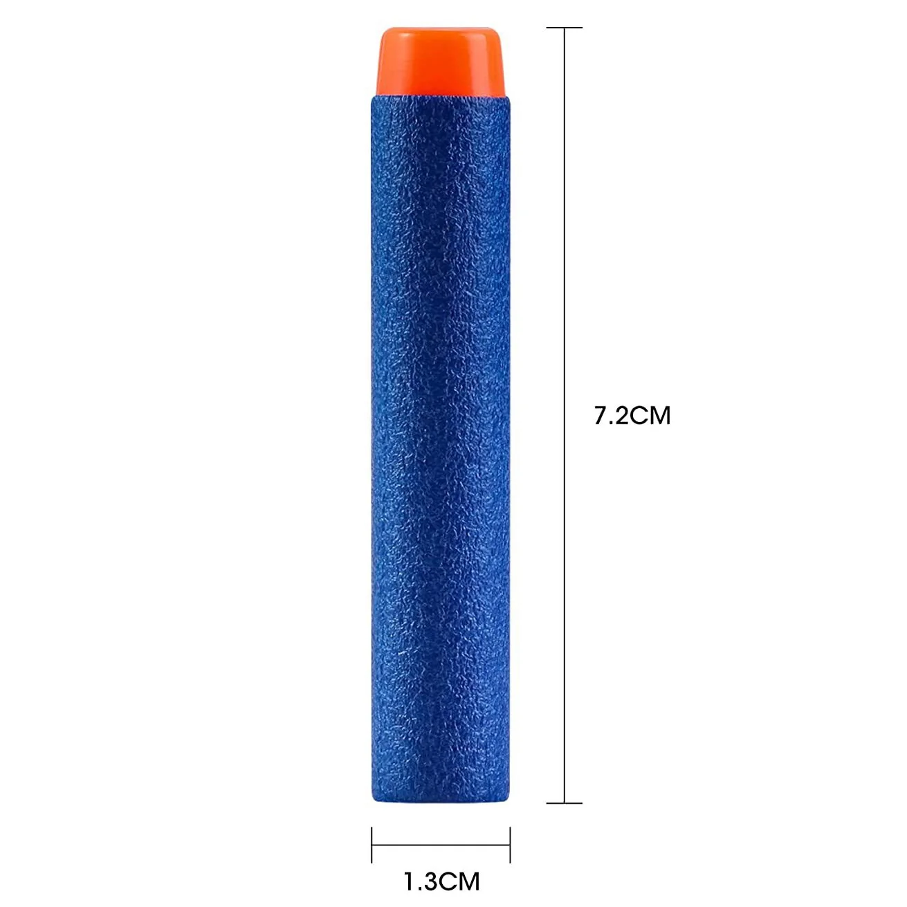 100pcs/pack 7.2cm Eva Soft Bullets For Outdoor Toy Darts 200pcs Refill Pack Bullets For Blasters Toy Gun